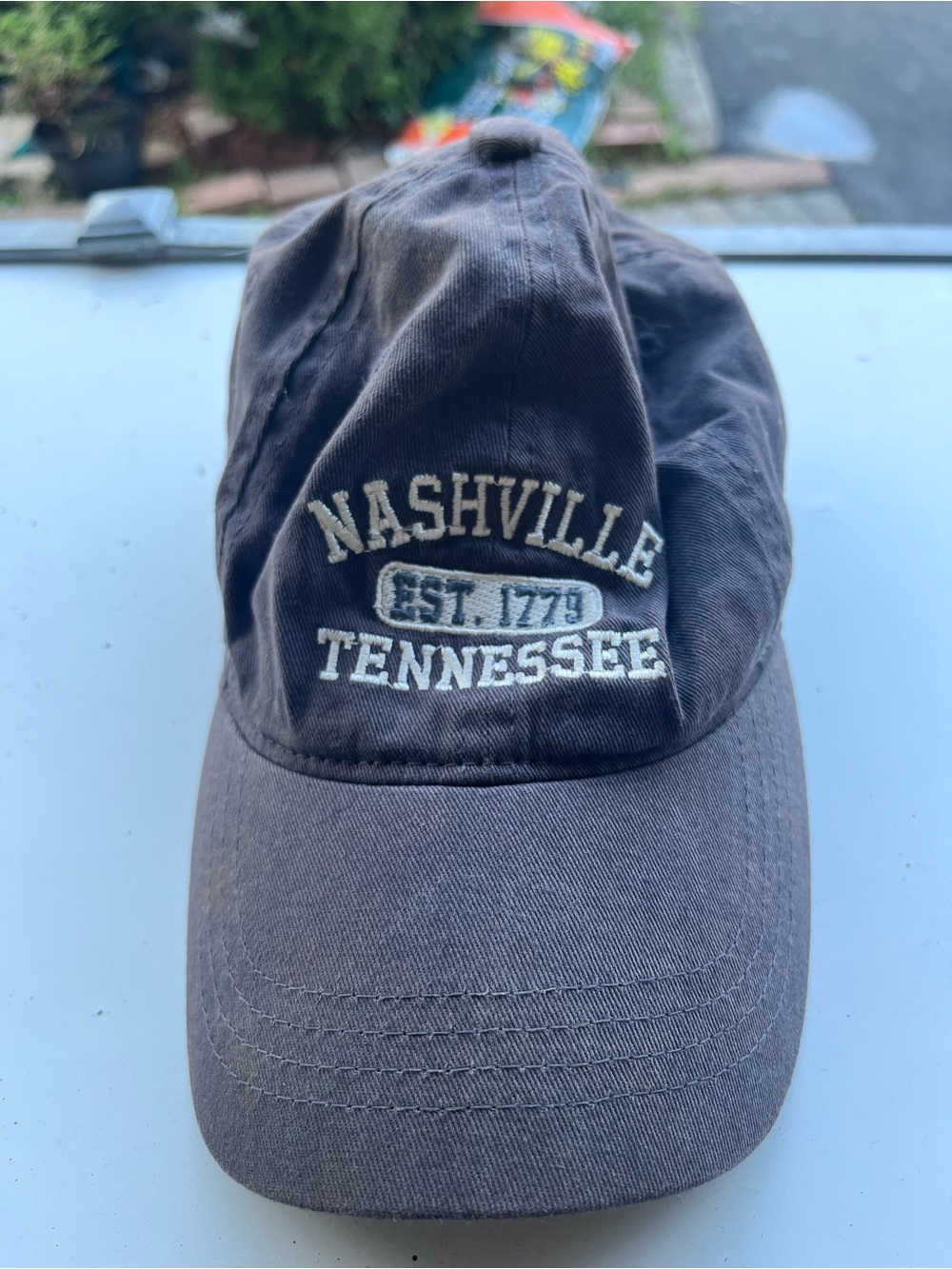 Nashville Tennessee Est. 1779 Cap Hat Adult Adjustable Gray Cotton The Game